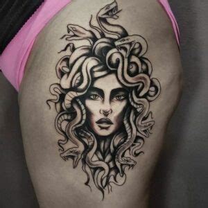 50 Eyecatching Medusa Thigh Tattoos for Women in 2022